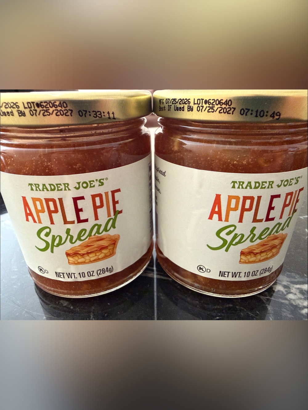 Trader Joe's Apple Pie Spread - 2 pack